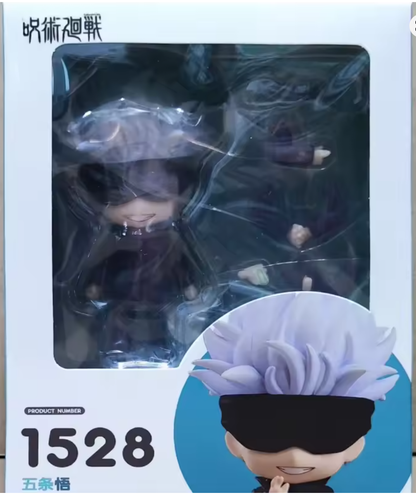 Jujutsu Kaisen Nendoroid No. 1528 Satoru Gojo Authentic 10cm Chibi Action Figure – Modern World's Strongest Sorcerer Edition
