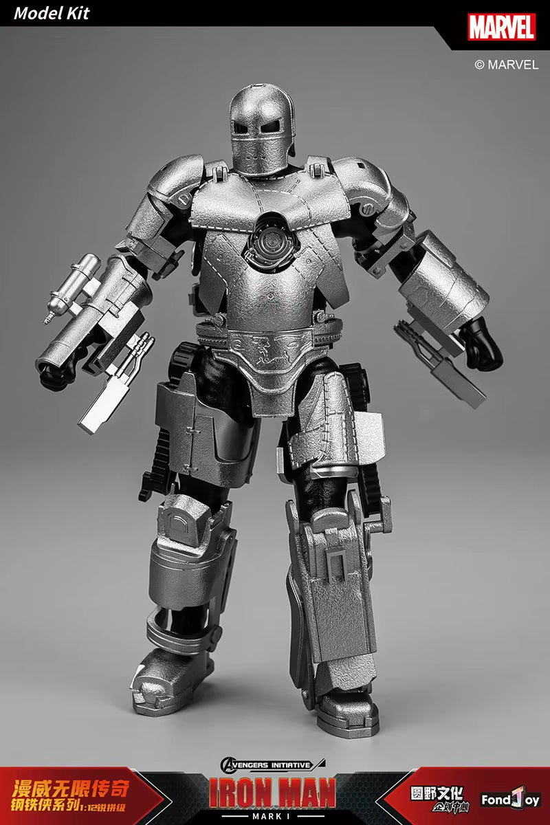 Marvel Studios Iron Man (Hall of Armor Series: MK1 to MK7 Independent Releases & Definitive All-In Bundle) 1/12 Scale Premium Action Figures by FondJoy