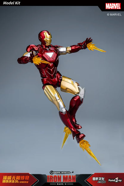 Marvel Studios Iron Man (Hall of Armor Series: MK1 to MK7 Independent Releases & Definitive All-In Bundle) 1/12 Scale Premium Action Figures by FondJoy