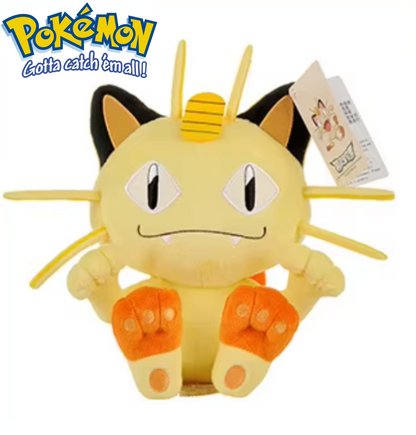 Official Pokémon Meowth Premium Cotton Plush by Titantoons – 10-Inch
