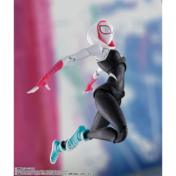 Spider-Man: Across The Spider-Verse 1/12 Scale Collectible Action Figures by CT Toys jumping