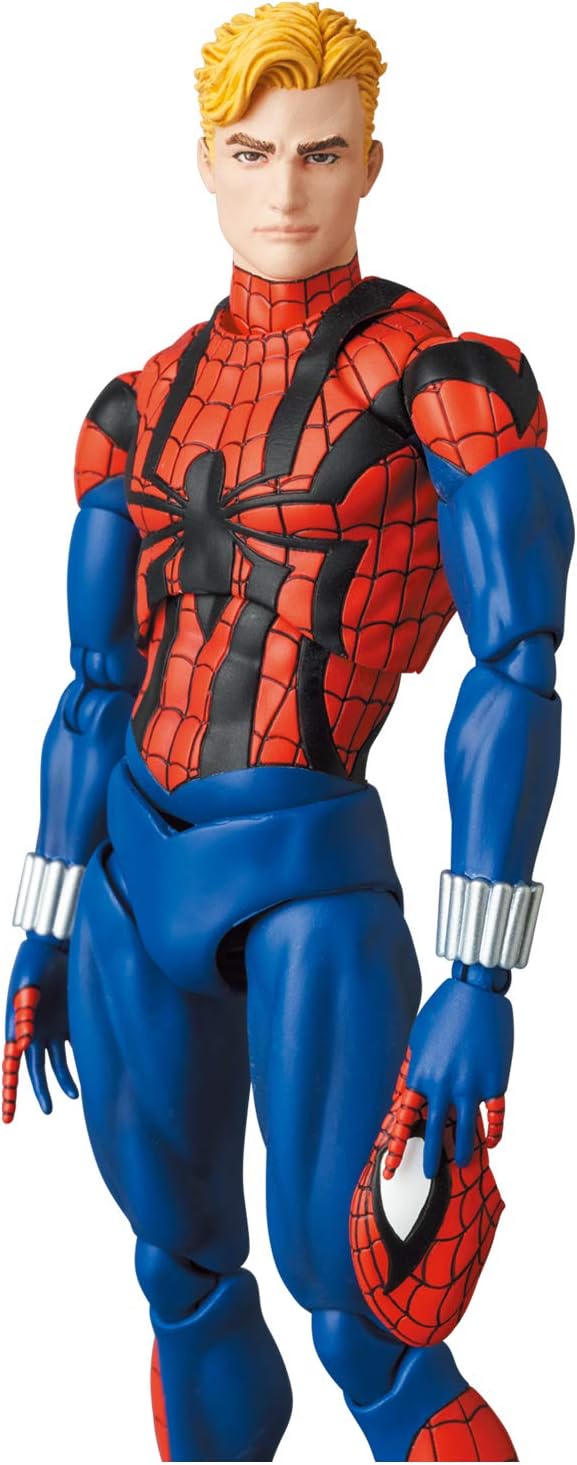 Spider-Man action figure with red and blue costume on a white background Spider-Man: Ben Reilly Comic Edition (No. 143) 1/12 Scale Collectible Action Figure
