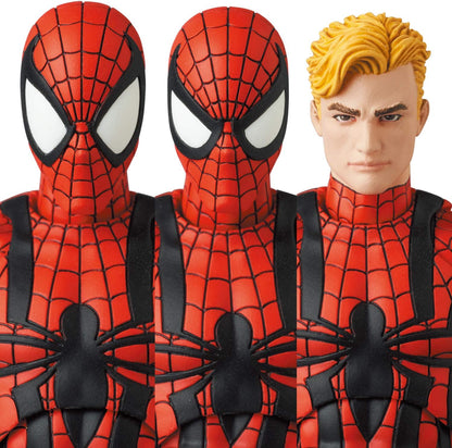 Spider-Man action figure with detailed costume and face mask on a white background Spider-Man: Ben Reilly Comic Edition (No. 143) 1/12 Scale Collectible Action Figure