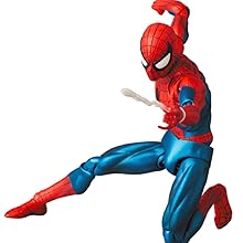 Spider-Man action figure in red and blue costume on a white background Spider-Man: Classic Comic Edition (No. 075) 1/12 Scale Collectible Action Figure