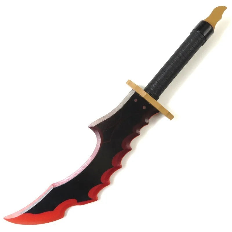 Solo Leveling 61cm Premium Wooden Replica Dagger – Authentic Shadow Monarch Cosplay & Display Weapons (Knight Killer & Kasaka's Venom Fang Variants)