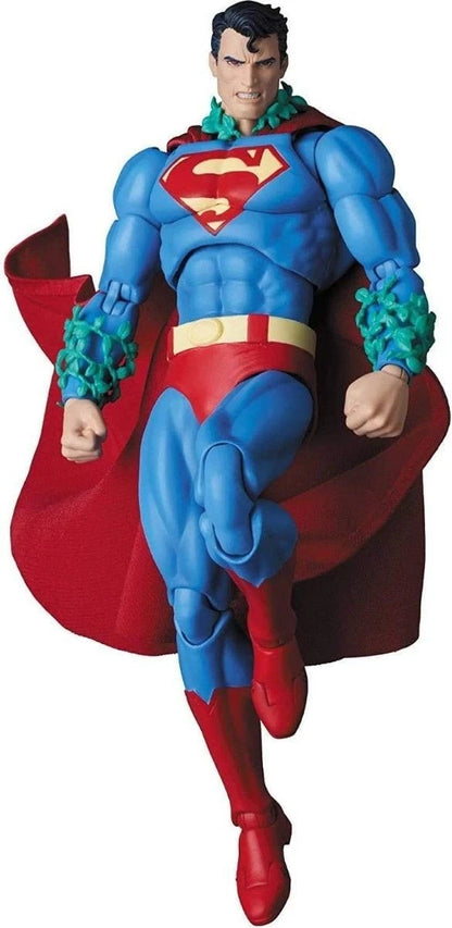 Superman action figure with red cape and blue suit on a white background Superman: Hush Edition (No. 117) 1/12 Scale Collectible Action Figure by CT Toys