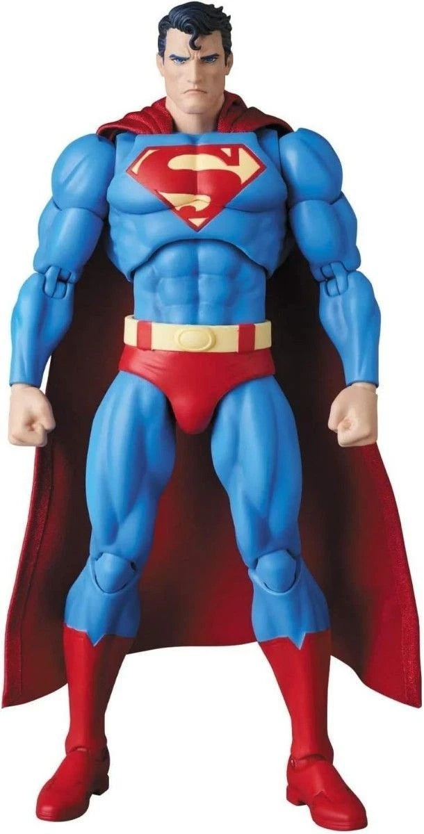 Superman action figure with blue suit and red cape on a white background Superman: Hush Edition (No. 117) 1/12 Scale Collectible Action Figure by CT Toys