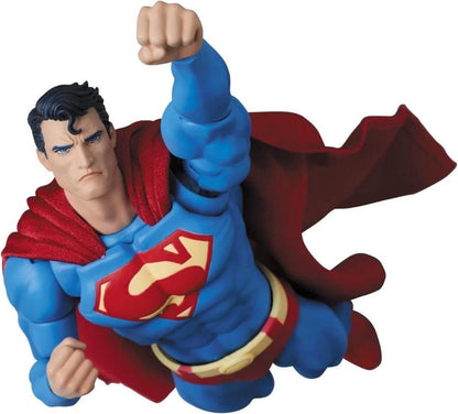Superman action figure with red cape and blue suit on a white background Superman: Hush Edition (No. 117) 1/12 Scale Collectible Action Figure by CT Toys