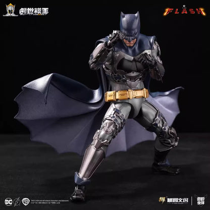 Batman figure with cape and mask on a dark background The Flash (2023) Gotham Pursuit 1/12 Scale Precision Model Kit Set
