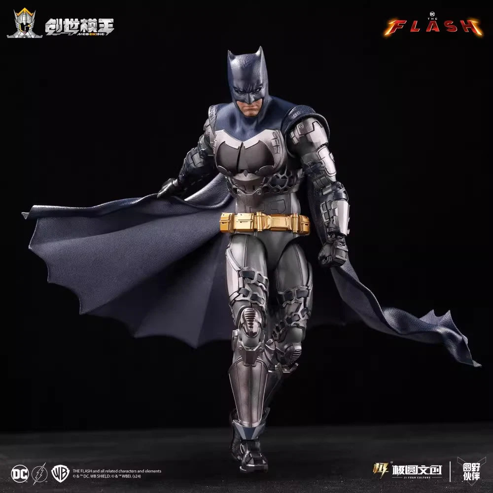 Superhero action figure with cape on a dark background The Flash (2023) Gotham Pursuit 1/12 Scale Precision Model Kit Set