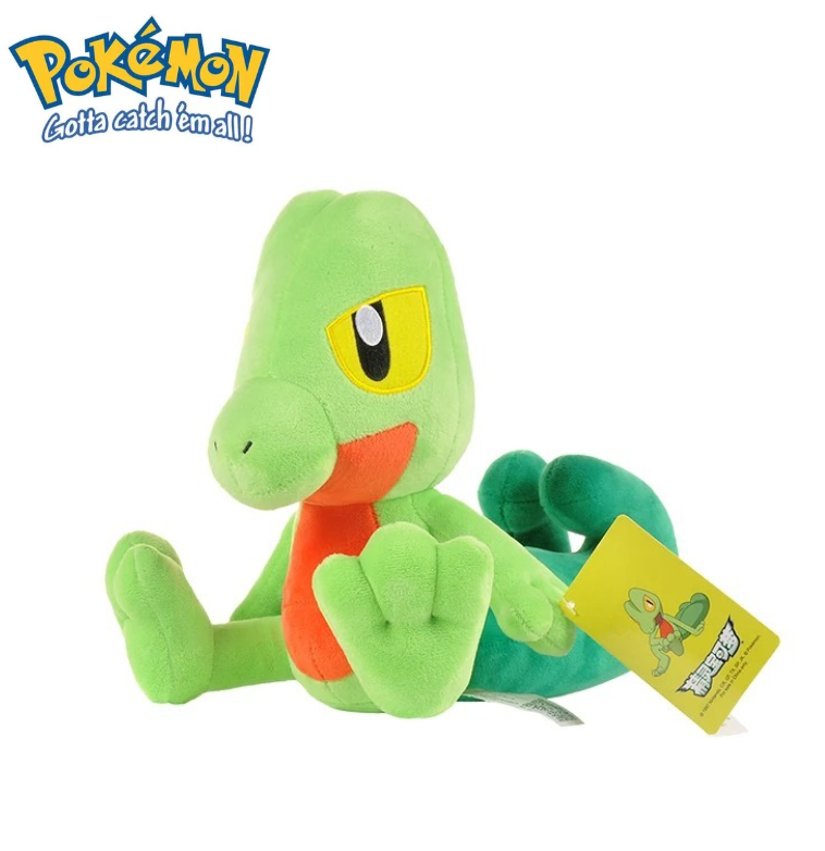 Official Pokémon Treecko Premium Cotton Plush by Titantoons – 9.5-Inch