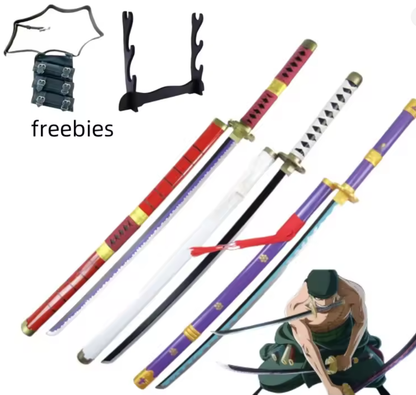 One Piece: Roronoa Zoro 41-Inch Authentic Replica Bamboo Katana