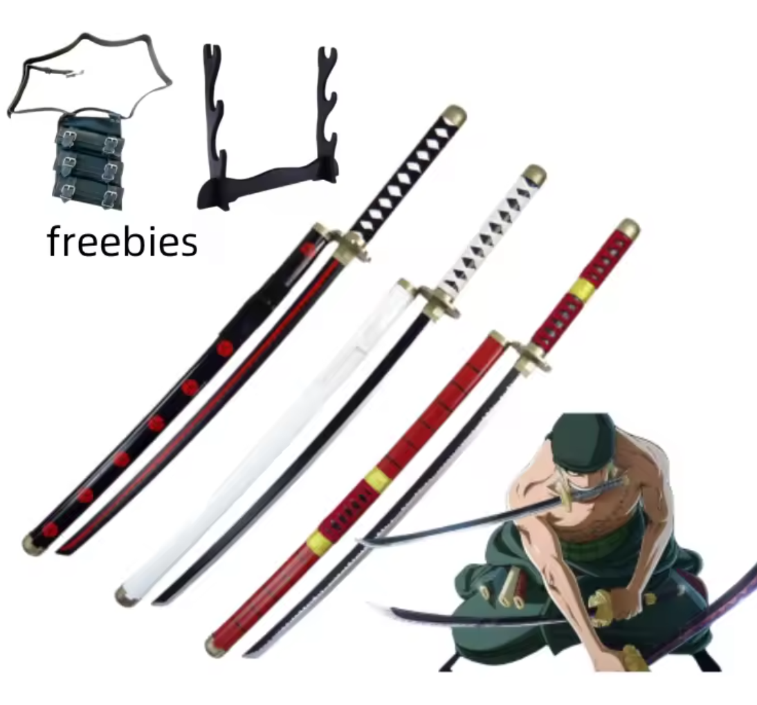 One Piece: Roronoa Zoro 41-Inch Authentic Replica Bamboo Katana