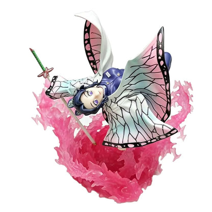 Demon Slayer: Kimetsu no Yaiba Shinobu Kocho Authentic GK Style Premium PVC Figure – Insect Breathing Butterfly Dance Edition