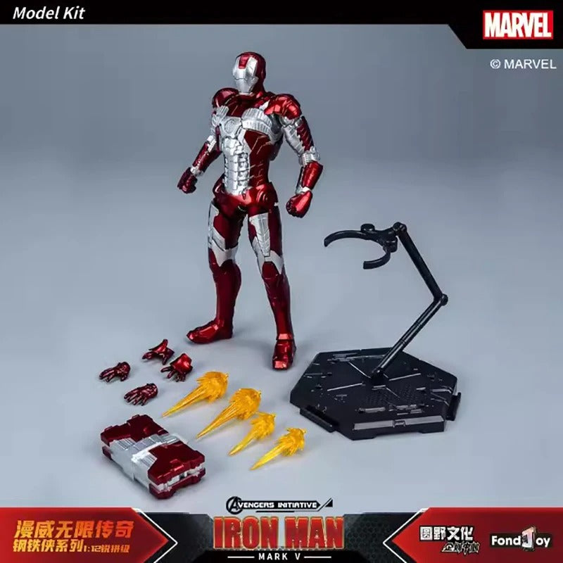 Marvel Studios Iron Man (Hall of Armor Series: MK1 to MK7 Independent Releases & Definitive All-In Bundle) 1/12 Scale Premium Action Figures by FondJoy
