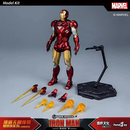 Marvel Studios Iron Man (Hall of Armor Series: MK1 to MK7 Independent Releases & Definitive All-In Bundle) 1/12 Scale Premium Action Figures by FondJoy