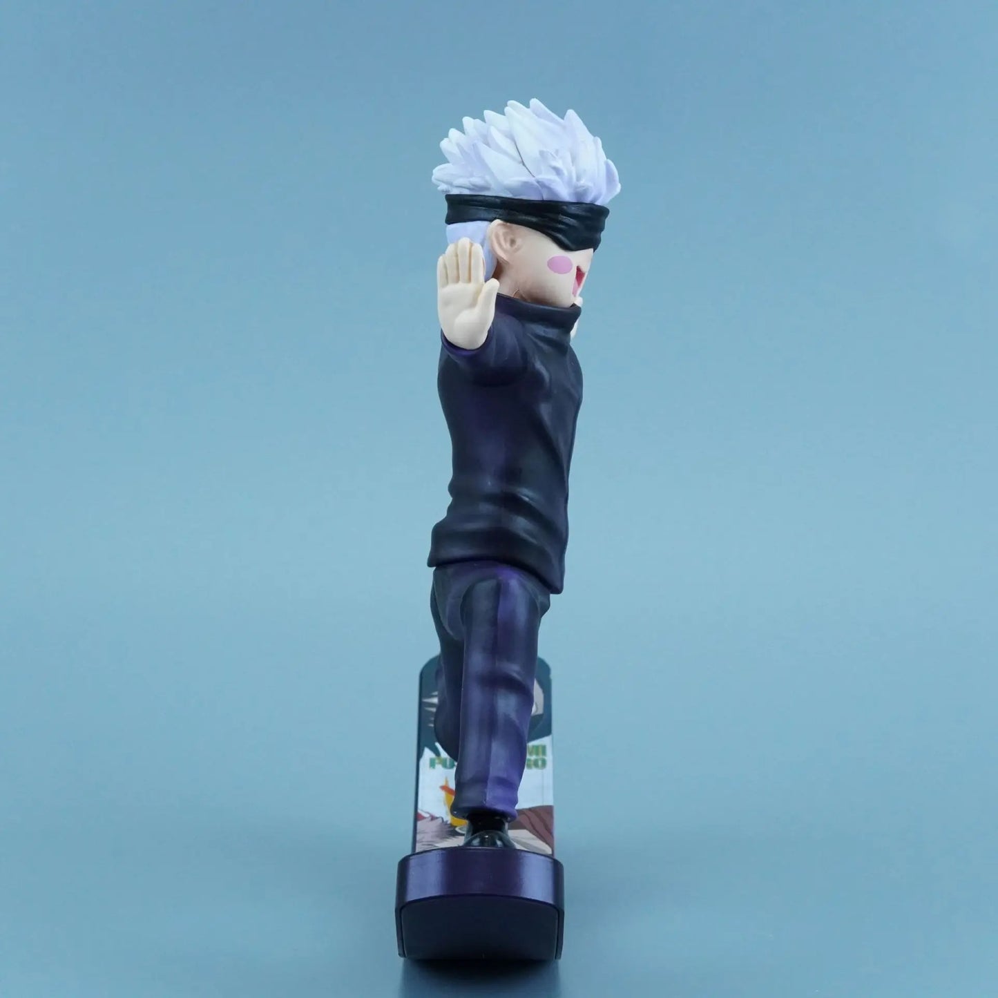 Jujutsu Kaisen Satoru Gojo Authentic 6.6-Inch Playful Swing PVC Figure – Kinetic Rocking Base & Joyful Blindfold Edition