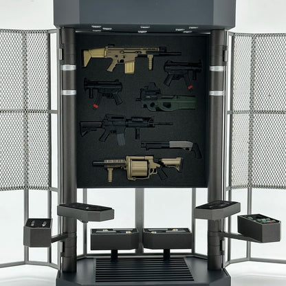 2GOODCO 1/12 Scale LED Light Armoury Gun Weapons Military Equipment Tactical Diorama Set