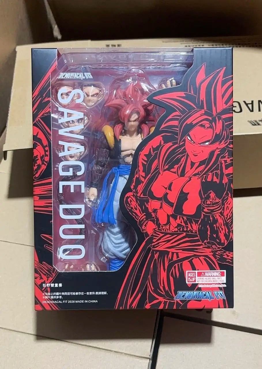Demoniacal Fit Dragon Ball GT/Z: Super Saiyan 4 Gogeta Authentic 15cm Premium 3.0 Generation Articulated Action Figure
