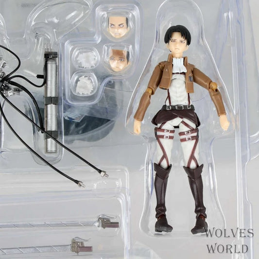 Attack on Titan: Captain Levi Ackerman (Figma No.213) Highly Poseable Premium Action Figure by Max Factory