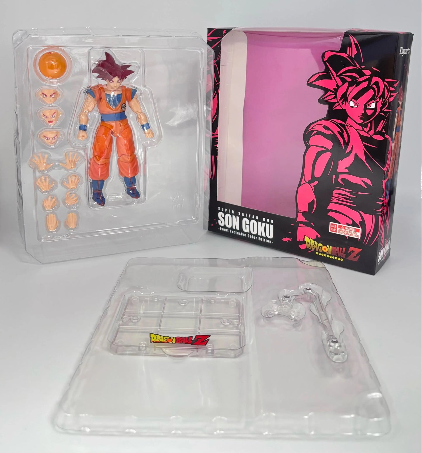 Bandai S.H.Figuarts Dragon Ball Super: Super Saiyan God Son Goku Authentic Premium Action Figure