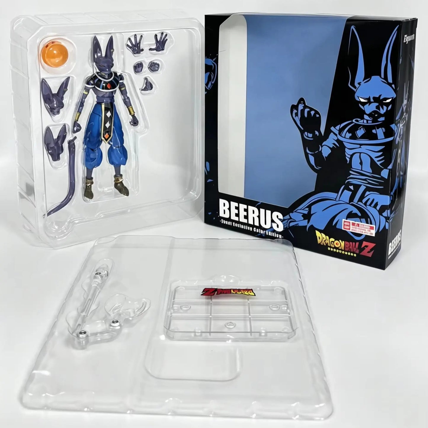 Bandai S.H.Figuarts Dragon Ball Super: God of Destruction Beerus Authentic Premium Action Figure